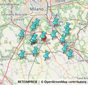 Mappa Locate Di Triulzi, 20085 Locate di Triulzi MI, Italia (6.34471)