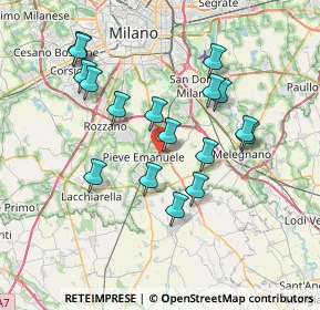 Mappa Locate Di Triulzi, 20085 Locate di Triulzi MI, Italia (6.92353)