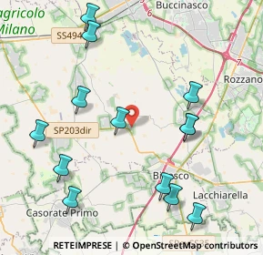 Mappa Via Guido Rossa, 20082 Noviglio MI, Italia (4.68385)