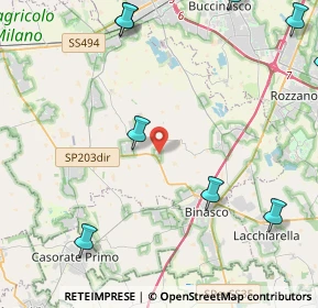Mappa Via Guido Rossa, 20082 Noviglio MI, Italia (6.67417)