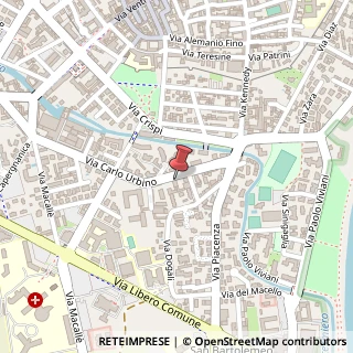 Mappa Via Carlo Urbino, 17, 26013 Crema, Cremona (Lombardia)