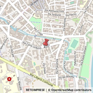 Mappa Via Carlo Urbino, 26013 Crema CR, Italia, 26013 Crema, Cremona (Lombardia)