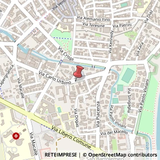 Mappa Via Urbino Carlo, 17, 26013 Crema, Cremona (Lombardia)
