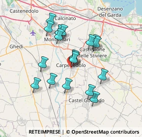 Mappa Via Cavalieri di Vittorio Veneto, 25013 Carpenedolo BS, Italia (6.22632)