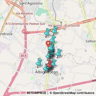 Mappa Via San Gregorio Barbarigo, 35020 Albignasego PD, Italia (0.667)