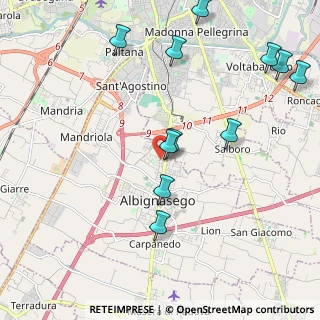 Mappa Via San Gregorio Barbarigo, 35020 Albignasego PD, Italia (2.38818)