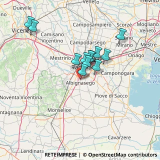 Mappa Via Santa Rosa, 35020 Albignasego PD, Italia (11.54417)