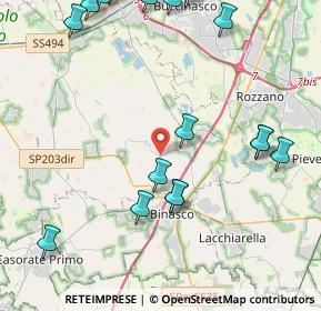 Mappa Via Cascina Femegro, 20080 Zibido San Giacomo MI, Italia (5.7885)