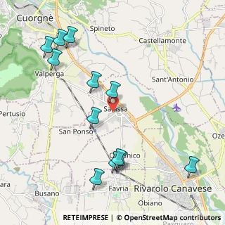 Mappa 10080 Salassa TO, Italia (2.38583)