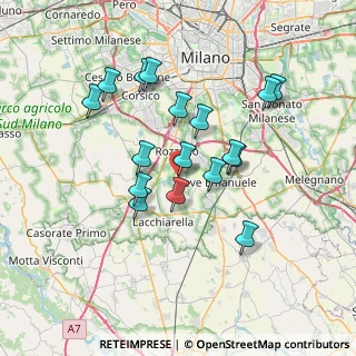 Mappa Piazzetta del Commercio, 20079 Basiglio MI, Italia (6.45235)