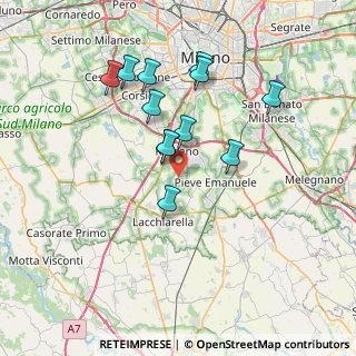 Mappa Piazzetta del Commercio, 20079 Basiglio MI, Italia (6.5575)