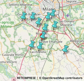Mappa Piazza Marco Polo, 20080 Basiglio MI, Italia (6.18636)