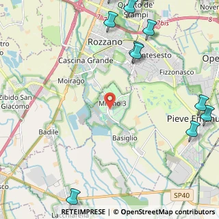 Mappa Piazzetta del Commercio, 20079 Basiglio MI, Italia (3.35091)