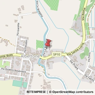 Mappa Via Ca' Bregana, 7, 36020 Albettone, Vicenza (Veneto)