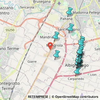 Mappa Via Mandria, 35020 Albignasego PD, Italia (2.488)