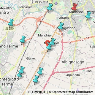 Mappa Via Mandria, 35020 Albignasego PD, Italia (2.82333)
