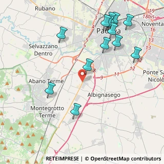 Mappa Via Mandria, 35020 Albignasego PD, Italia (4.95)