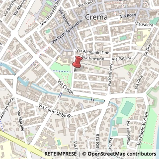 Mappa Via Giovanni Vailati, 1, 26013 Crema, Cremona (Lombardia)