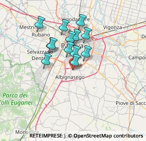 Mappa Via Bosco Papadopoli, 35125 Palazzetto PD, Italia (5.44846)