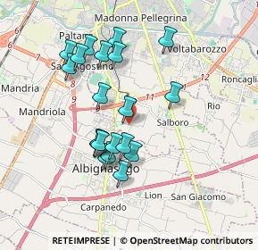 Mappa Via Bosco Papadopoli, 35125 Palazzetto PD, Italia (1.6615)