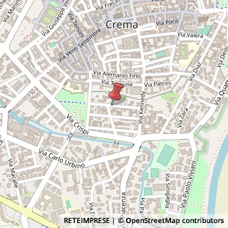 Mappa Via Antonio Magri, 19, 26013 Crema, Cremona (Lombardia)