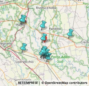 Mappa Via Roncadello, 26811 Boffalora D'adda LO, Italia (6.34083)