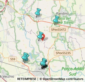 Mappa Via Roncadello, 26811 Boffalora D'adda LO, Italia (4.56583)