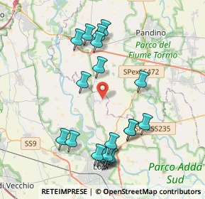 Mappa Via Roncadello, 26811 Boffalora D'adda LO, Italia (4.1665)