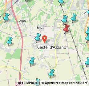 Mappa Via Dante Alighieri, 37060 Castel D'Azzano VR, Italia (3.4735)