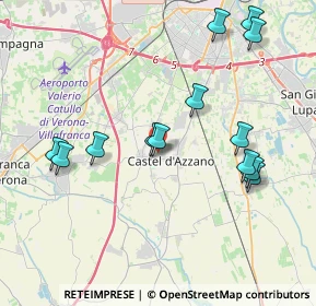 Mappa Via Dante Alighieri, 37060 Castel D'Azzano VR, Italia (4.18308)
