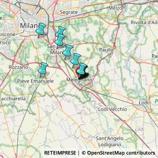 Mappa Via Roma, 20077 Melegnano MI, Italia (3.59538)