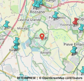 Mappa 20079 Basiglio MI, Italia (3.41267)