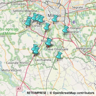 Mappa 20079 Basiglio MI, Italia (6.83643)