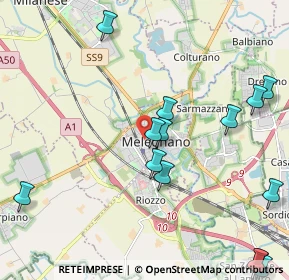 Mappa Via Sandro Pertini, 20077 Melegnano MI, Italia (2.65429)