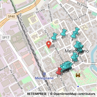 Mappa Via Sandro Pertini, 20077 Melegnano MI, Italia (0.2985)