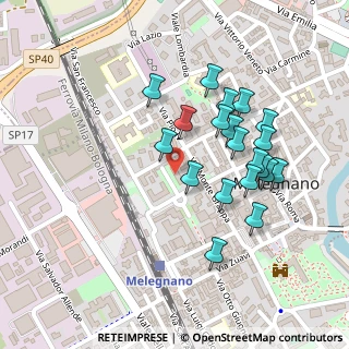 Mappa Via Sandro Pertini, 20077 Melegnano MI, Italia (0.2175)