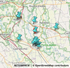 Mappa Via MonsignorePaolo Gatti, 26811 Boffalora D'adda LO, Italia (6.23917)