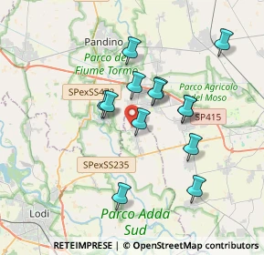 Mappa Via Leonardo da Vinci, 26835 Crespiatica LO, Italia (3.06923)