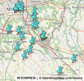 Mappa Via Giuseppe Candia, 20077 Melegnano MI, Italia (9.444)
