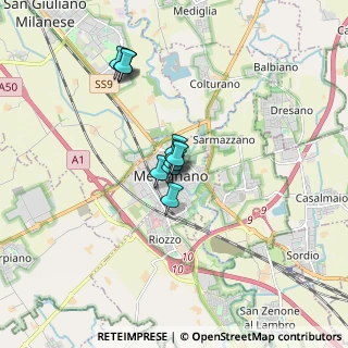 Mappa Via Giuseppe Candia, 20077 Melegnano MI, Italia (1.19818)
