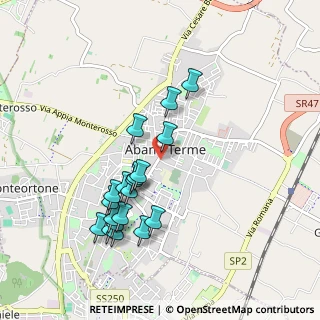 Mappa Viale delle Terme, 35142 Abano Terme PD, Italia (0.91105)