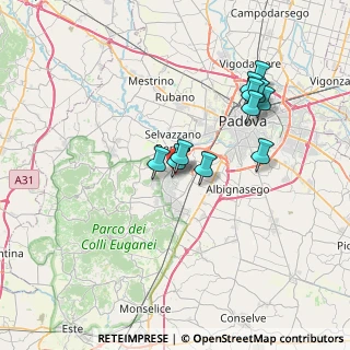 Mappa Viale delle Terme, 35142 Abano Terme PD, Italia (6.49727)