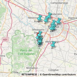 Mappa Viale delle Terme, 35142 Abano Terme PD, Italia (5.57769)