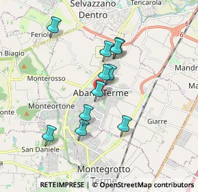 Mappa 35142 Abano Terme PD, Italia (1.50273)
