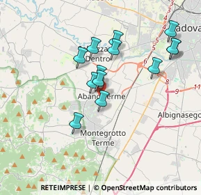Mappa 35142 Abano Terme PD, Italia (3.25923)