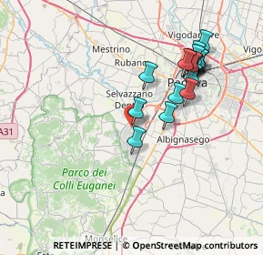 Mappa Viale delle Terme, 35142 Abano Terme PD, Italia (7.38)