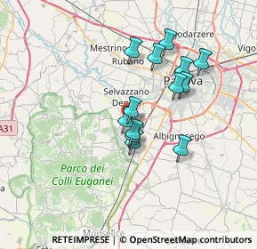 Mappa 35142 Abano Terme PD, Italia (5.57769)