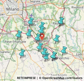 Mappa Via del Perdono, 20077 Melegnano MI, Italia (6.67)