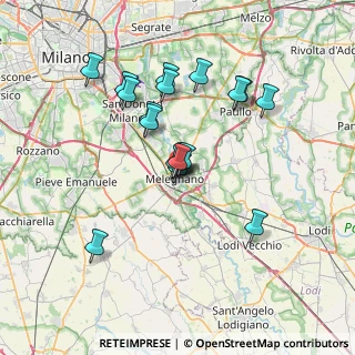 Mappa Via del Perdono, 20077 Melegnano MI, Italia (6.28)