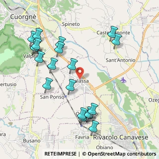 Mappa Via Guglielmo Marconi, 10080 Salassa TO, Italia (2.3035)